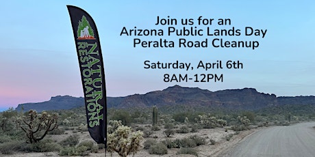 Arizona Public Lands Day Peralta Road Cleanup