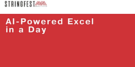 AI-Powered Excel in a Day
