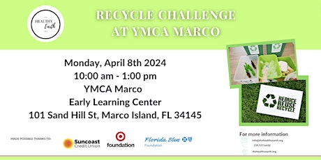 Recycle Challenge at YMCA Marco