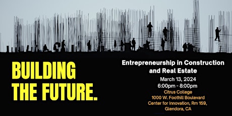 Image principale de MADIA + Citrus College Meetup: Real Estate & Construction Entrepreneurship