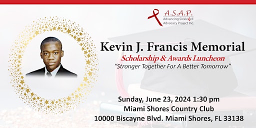 Primaire afbeelding van 1st Annual Kevin J. Francis Scholarship & Awards Luncheon