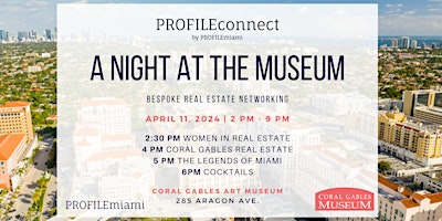 Imagen principal de PROFILEconnect: A Night at the Museum