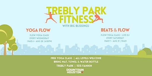 Imagem principal do evento Trebly Park Fitness - YOGA FLOW with Big Blissings