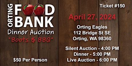 2024 Orting Food Bank Dinner Auction