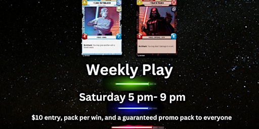 Imagem principal do evento Star Wars Unlimited Weekly Play