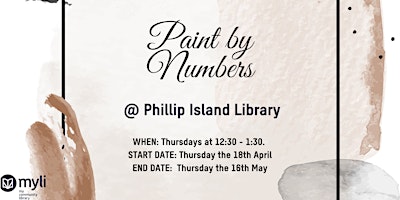 Primaire afbeelding van Paint By Numbers @ Phillip Island Library.