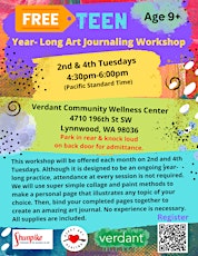 FREE Teen Art Journaling Workshop