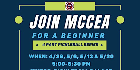 Pickleball Series  - 4 Part - April 29 and May 6, 13  &  20 primary image