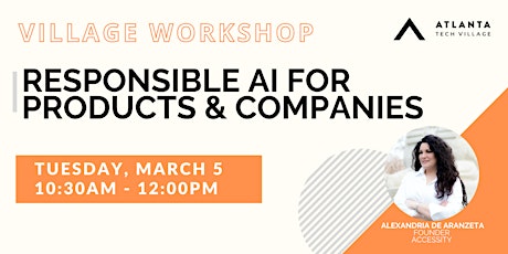 Imagem principal do evento Responsible AI for Products and Companies