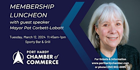 Membership Luncheon with Mayor Pat Corbett-Labatt primary image