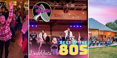 Hauptbild für BEST OF THE 80'S covered by The Spicolis-- plus great TX wine & craft beer!