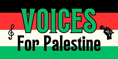 Voices For Palestine - A Concert for Children's Relief