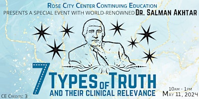 7 Types of Truth and Their Clinical Relevance with Salman Akhtar  primärbild