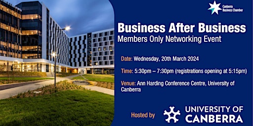 Image principale de Business After Business Networking (MEMBERS ONLY)