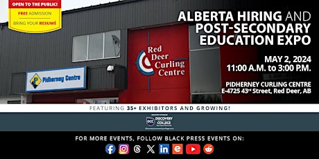 FREE Alberta Hiring & Post-Secondary Education Expo