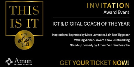Primaire afbeelding van This Is IT 2019 - Award ICT & Digital Coach of The Year