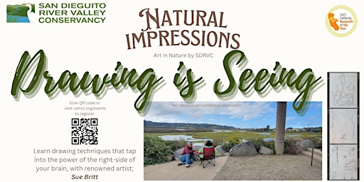 Immagine principale di SDRVC Natural Impressions: Art in Nature - Drawing is Seeing with Sue Britt 