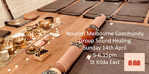 Imagem principal do evento Sound Bath Healing - Nourish Melbourne  - Group Event (St Kilda East)