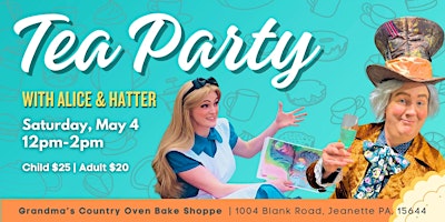 Imagem principal do evento Tea Party with Alice & the Mad Hatter