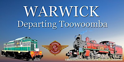 Toowoomba to Warwick - With Lunch on Warwick's beautiful Railway Station primary image