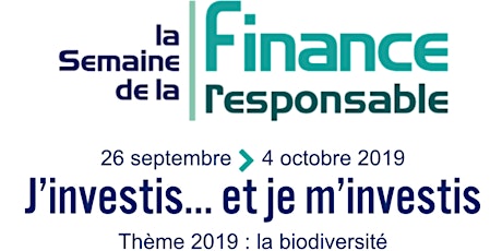 Lancement de la Semaine de la Finance Responsable 2019
