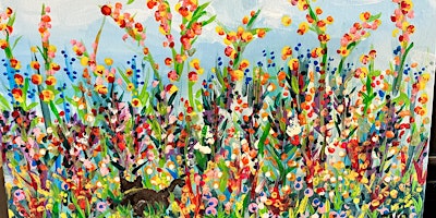 Wild Flower Field Paint N Sip primary image