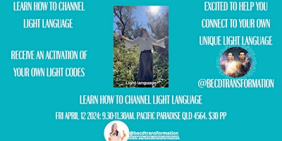 Introduction to Light Language  Sunshine Coast Pacific Paradise 4564 primary image