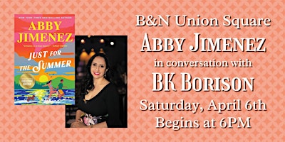 Abby Jimenez discusses JUST FOR THE SUMMER at B&N Union Square primary image