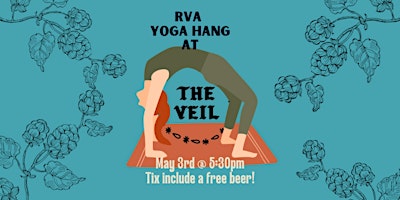 Immagine principale di RESCHEDULED: RVA Yoga Hang Returns to The Veil 5/17 