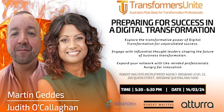 Preparing for Success in a Digital Transformation primary image