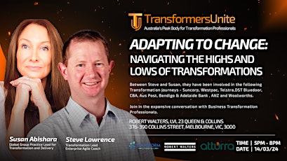 Adapting to Change: Navigating the Highs and Lows of Transformations primary image