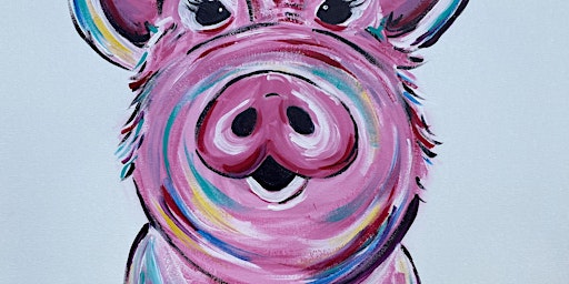 Primaire afbeelding van Spring Piggy - Paint and Sip by Classpop!™