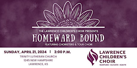 Lawrence Children's Choir Spring Concert- April 21, 2024 @ 3:00 pm