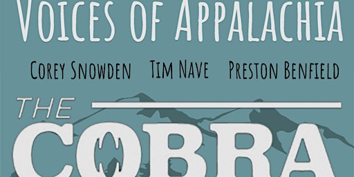 Imagem principal do evento Voices of Appalachia: Corey Snowden | Tim Nave | Preston Benfield