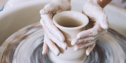 Imagem principal do evento POTTERY  CLASS - Beginners Wheel Throwing (Wednesday pm 5 wk course)