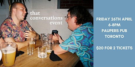 that conversations event #1 - Toronto