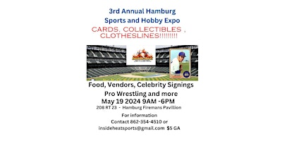 3rd Annual Hamburg Sports and Hobby Expo primary image