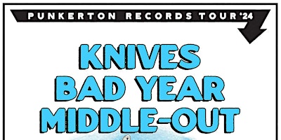 Primaire afbeelding van Knives | Graveyard Kids | Bad Year | Middle-Out