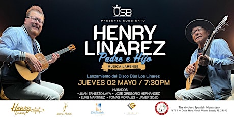 Henry Linarez Padre e Hijo en el lanzamiento del Disco Dúo Los Linárez