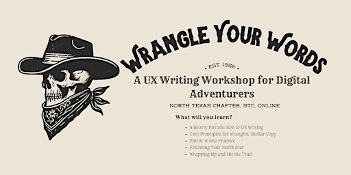 Image principale de Wrangle Your Words: A UX Writing Workshop for Digital Adventurers