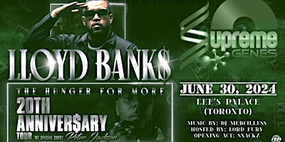 Imagem principal de LLOYD BANKS: THE HUNGER FOR MORE 20TH ANNIVERSARY TOUR