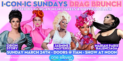 I·CON·IC Sundays Drag Brunch - March 24 primary image