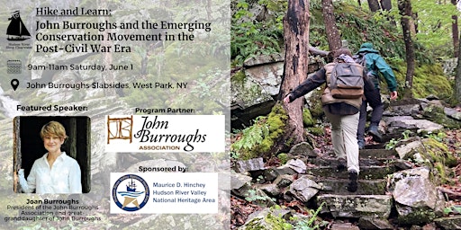 Imagem principal do evento John Burroughs & the Emerging Conservation Movement Post-Civil War Era
