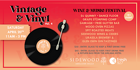 Vintage & Vinyl 2024  - Saturday (18+)