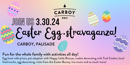 Primaire afbeelding van Carboy Easter EGG-stravaganza!!