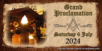 Imagem principal do evento 2024 Grand Proclamation of MW Bro Jeffrey Harper AFSM GM