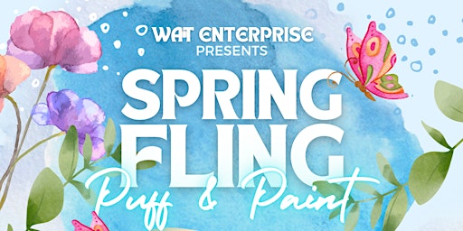 Imagem principal do evento Spring Fling Puff & Paint