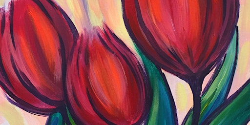 Imagem principal do evento Tulip Trio - Paint and Sip by Classpop!™
