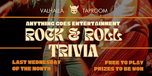 Primaire afbeelding van Rock n' Roll Trivia at Valhalla Taproom