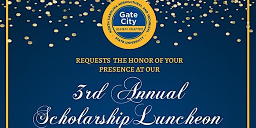 Primaire afbeelding van 3rd Annual Scholarship Event – Luncheon